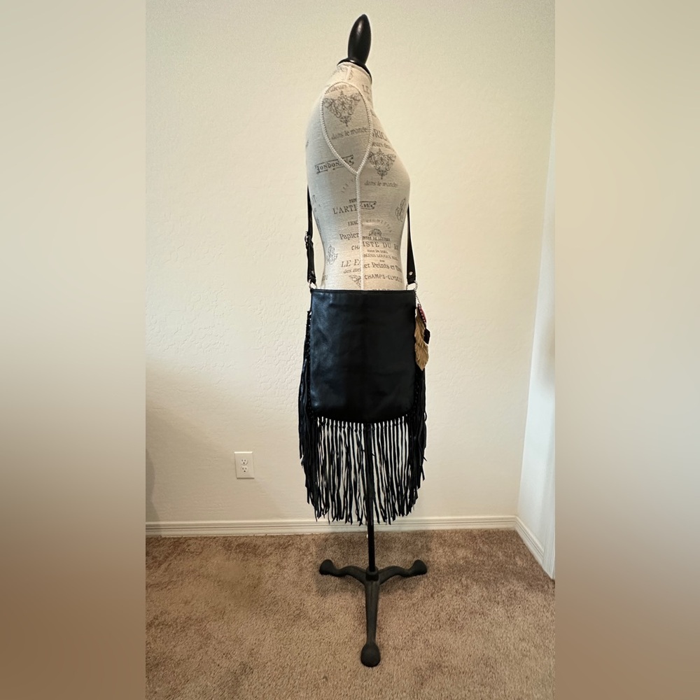 Krystal Simpson x Coach Limited Edition Fringe Leather Bag Boho Vintage - Picture 3 of 16